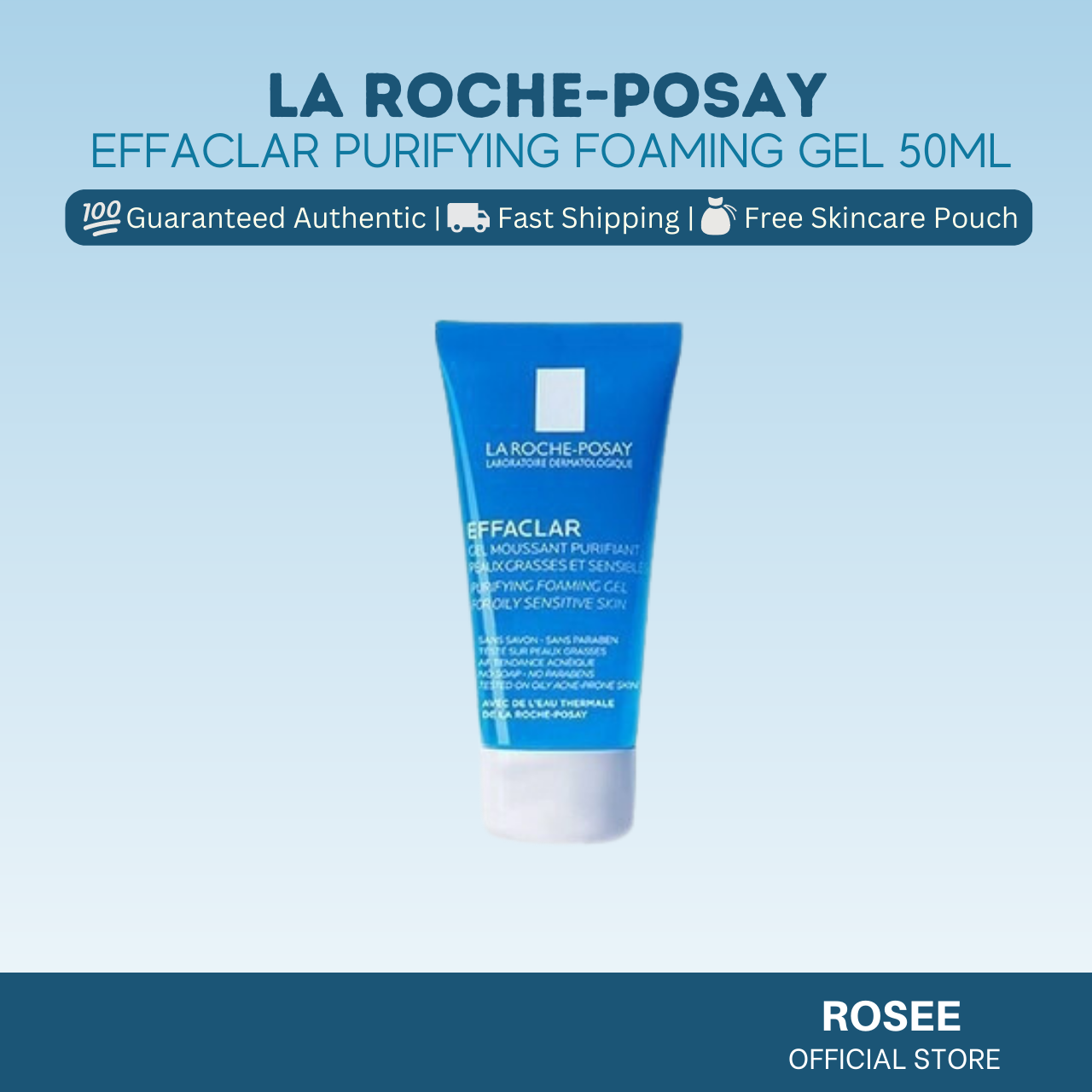 La Roche Posay Effaclar Purifying Foaming Gel 50ml/200ml/400ml