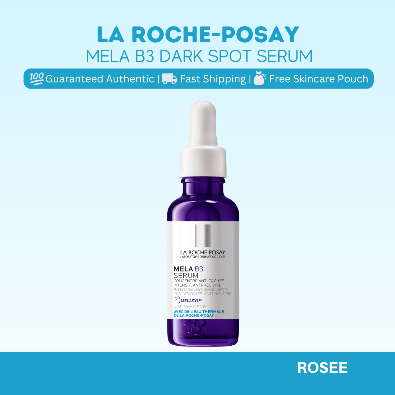 La Roche Posay Serums (Pure C10 Vitamin C/ Hyaluronic B5/Retinol) 30ml