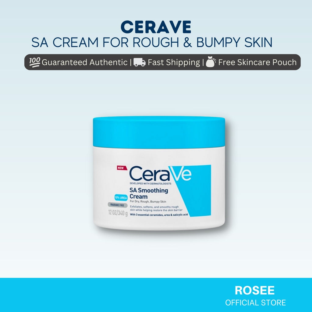 CeraVe SA Cream for Rough & Bumpy Skin 170g & 340g (US / UK ver)