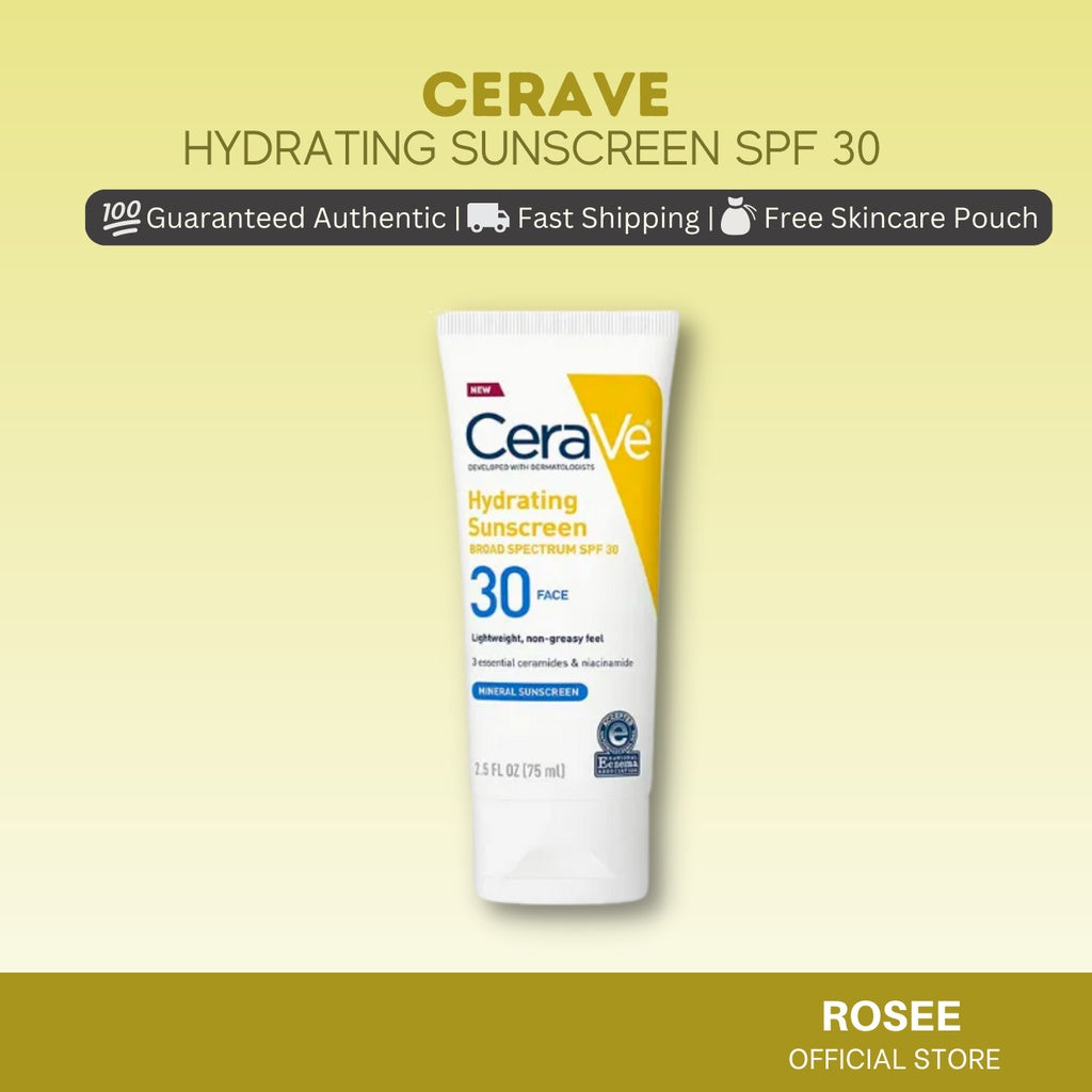 CeraVe Hydrating Sunscreen SPF 30 / 50 Face Lotion 75ml
