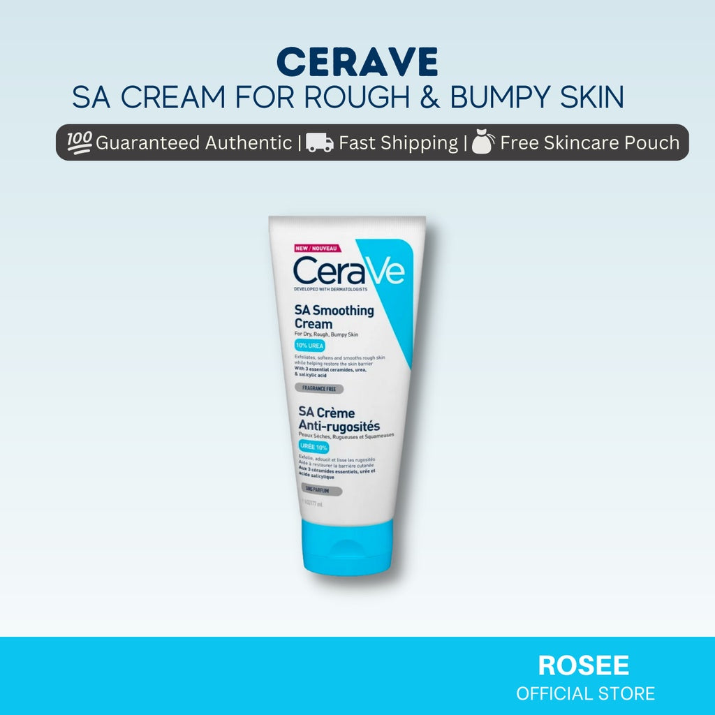 CeraVe SA Cream for Rough & Bumpy Skin 170g & 340g (US / UK ver)