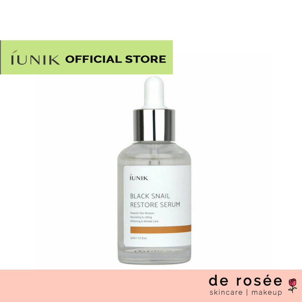 iUNIK Tea Tree Relief, Propolis Vitamin, Black Snail Restore, Rose Galactomyces Serum 15ml & 50ml