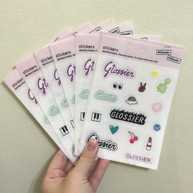 Glossier Stickers (Authentic)