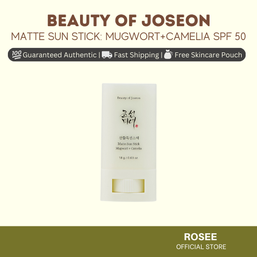 Beauty of Joseon Matte Sun Stick: Mugwort + Camelia SPF5- PA+++ 18g