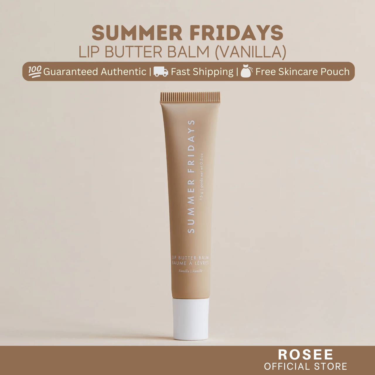 Summer Fridays Lip Butter Balm for Hydration and Shine