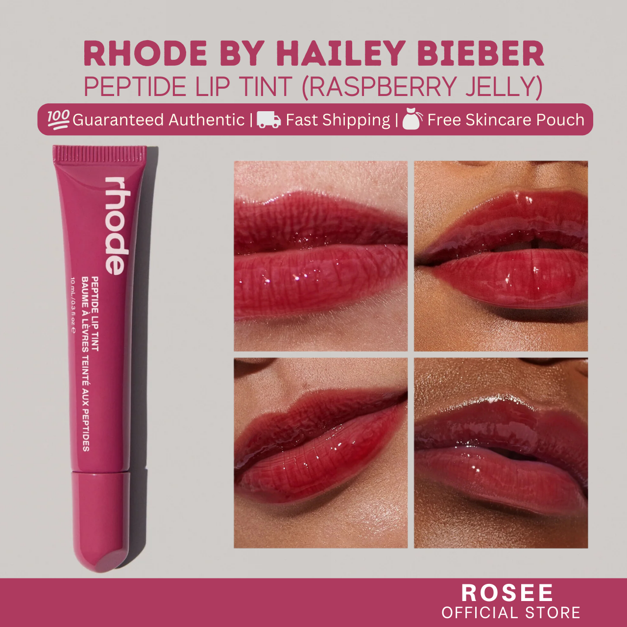 Rhode Peptide Lip Tint and Lip Treatment