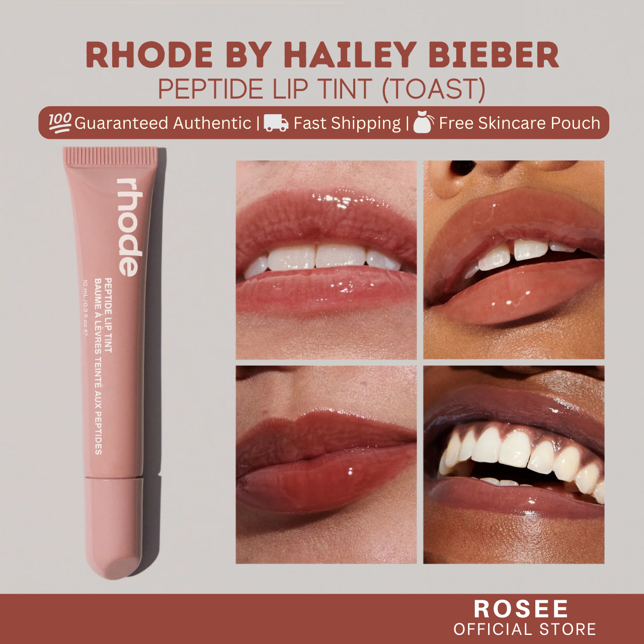 Rhode Peptide Lip Tint and Lip Treatment