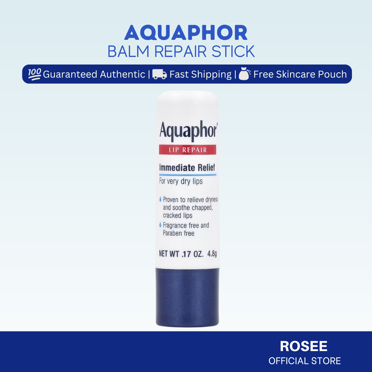 Aquaphor Products - Lip Repair Stick, Healing Ointment Advanced Therapy