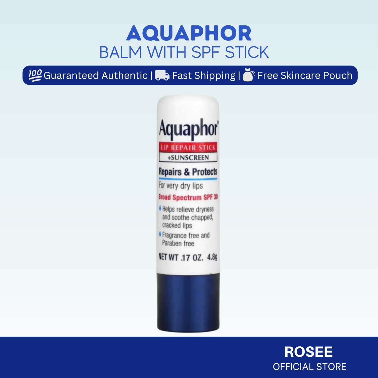 Aquaphor Products - Lip Repair Stick, Healing Ointment Advanced Therapy