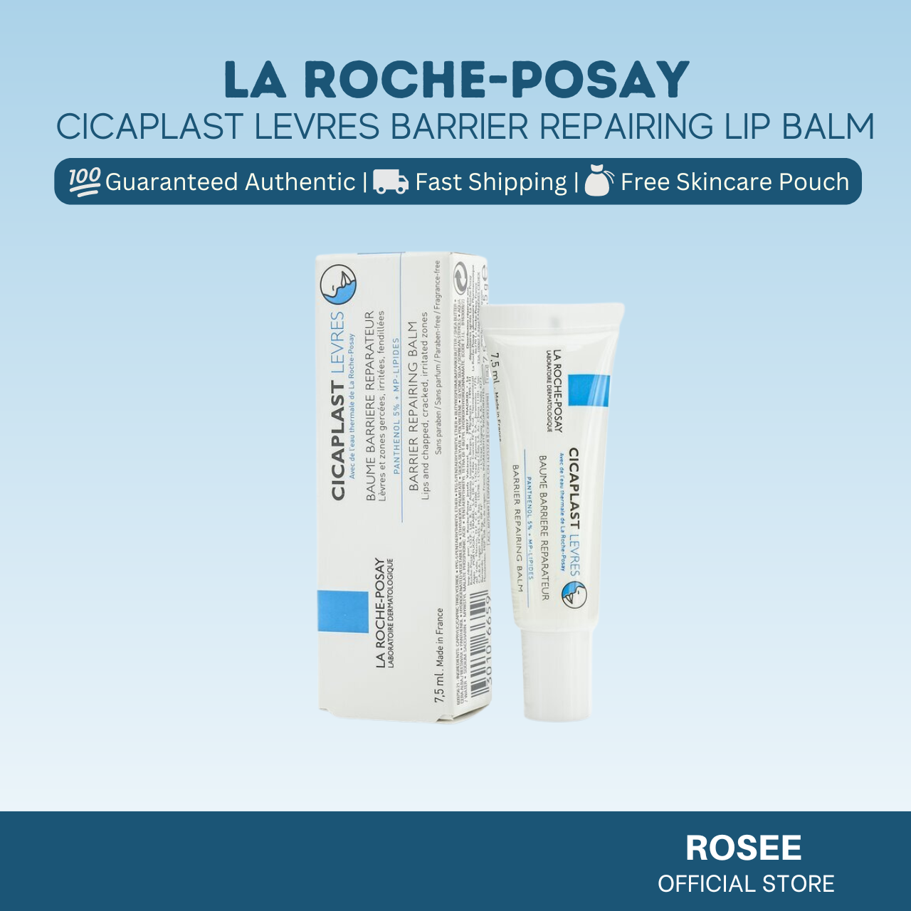 La Roche Posay Cicaplast Levres Barrier Repairing Balm 7.5ml