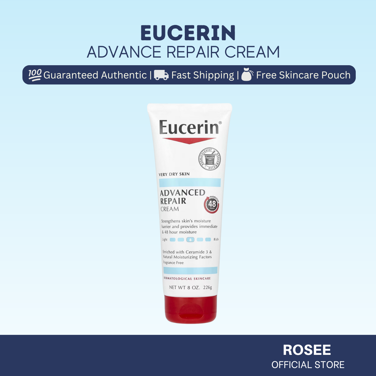 Eucerin Advanced Repair Cream 226g