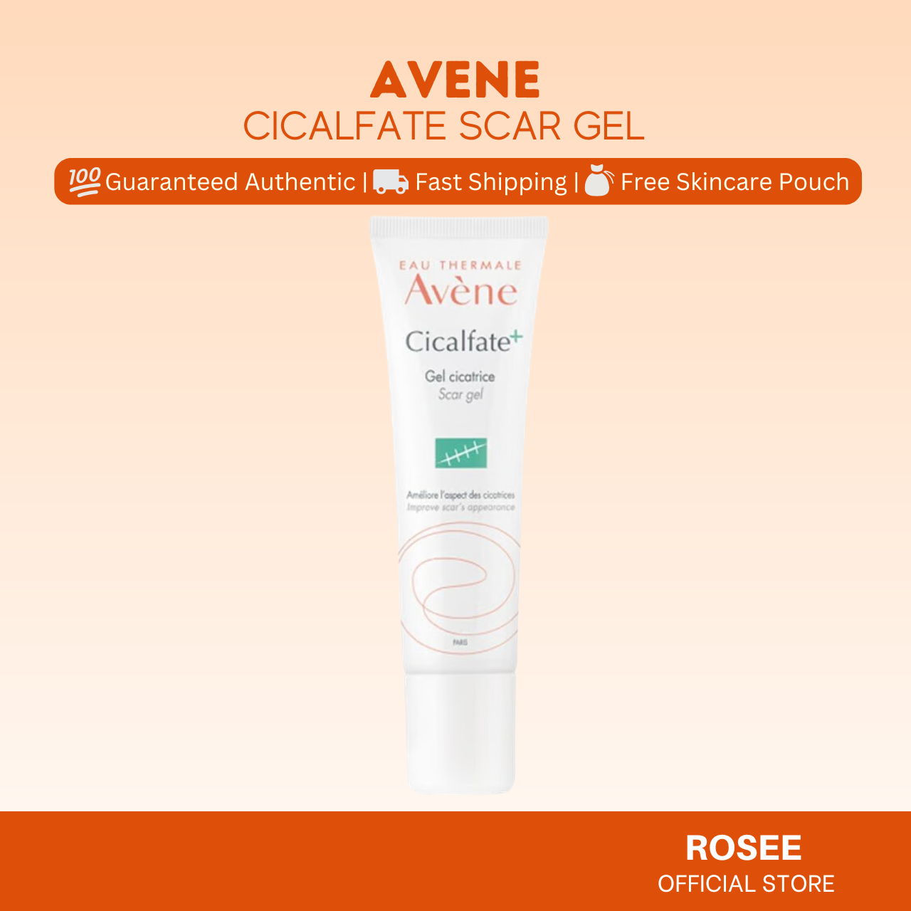 AVENE Cicalfate Line (Scar Gel, Repairing Protective Cream & Lip Balm)