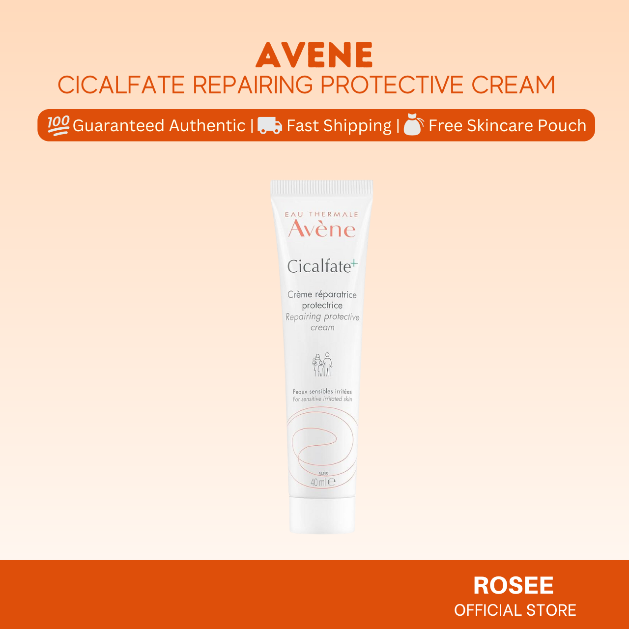 AVENE Cicalfate Line (Scar Gel, Repairing Protective Cream & Lip Balm)