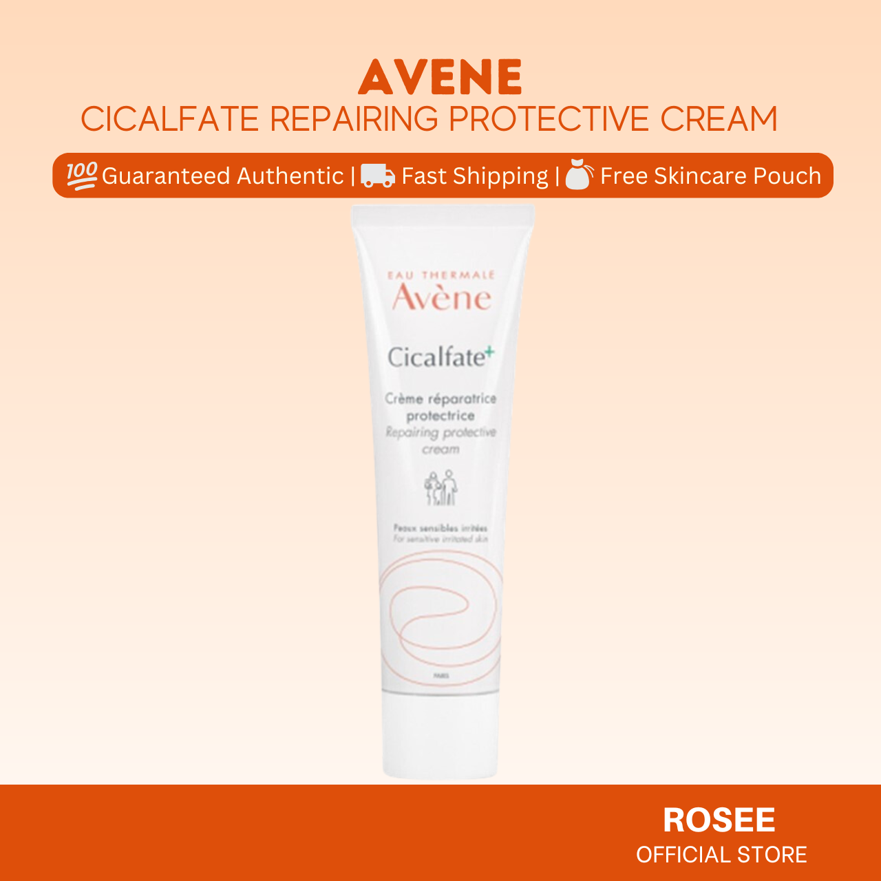 AVENE Cicalfate Line (Scar Gel, Repairing Protective Cream & Lip Balm)