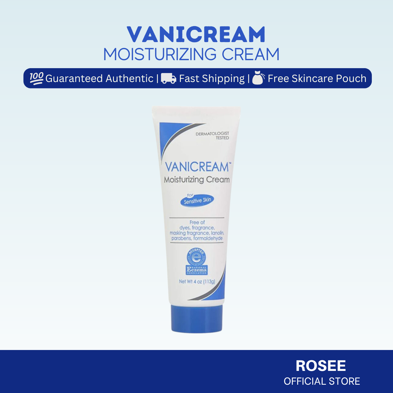 Vanicream Products (Gentle Facial Cleanser & Moisturizing Cream)