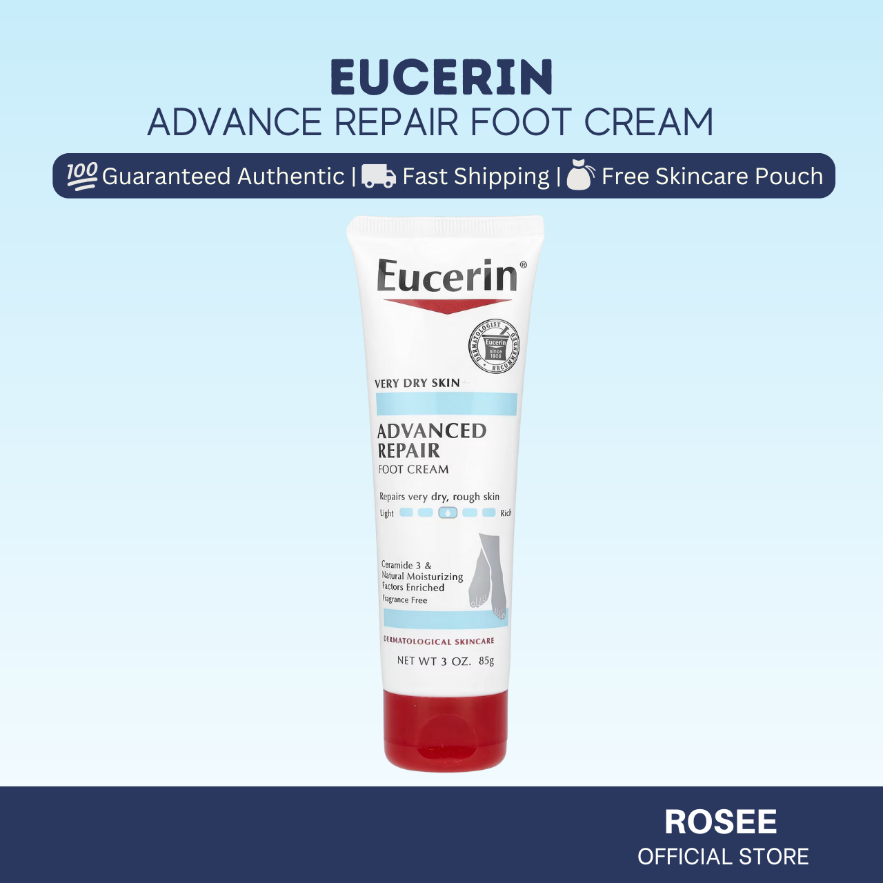 Eucerin Repair Foot & Hand Cream