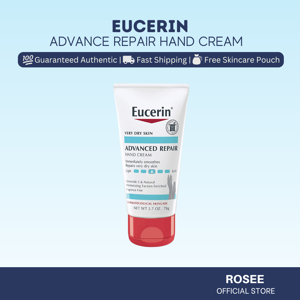 Eucerin Repair Foot & Hand Cream