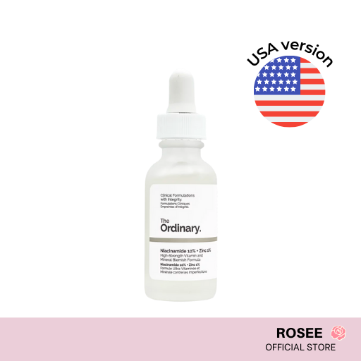 The Ordinary Niacinamide 10% + Zinc 1% 30ml / 60ml - Rosee Skincare