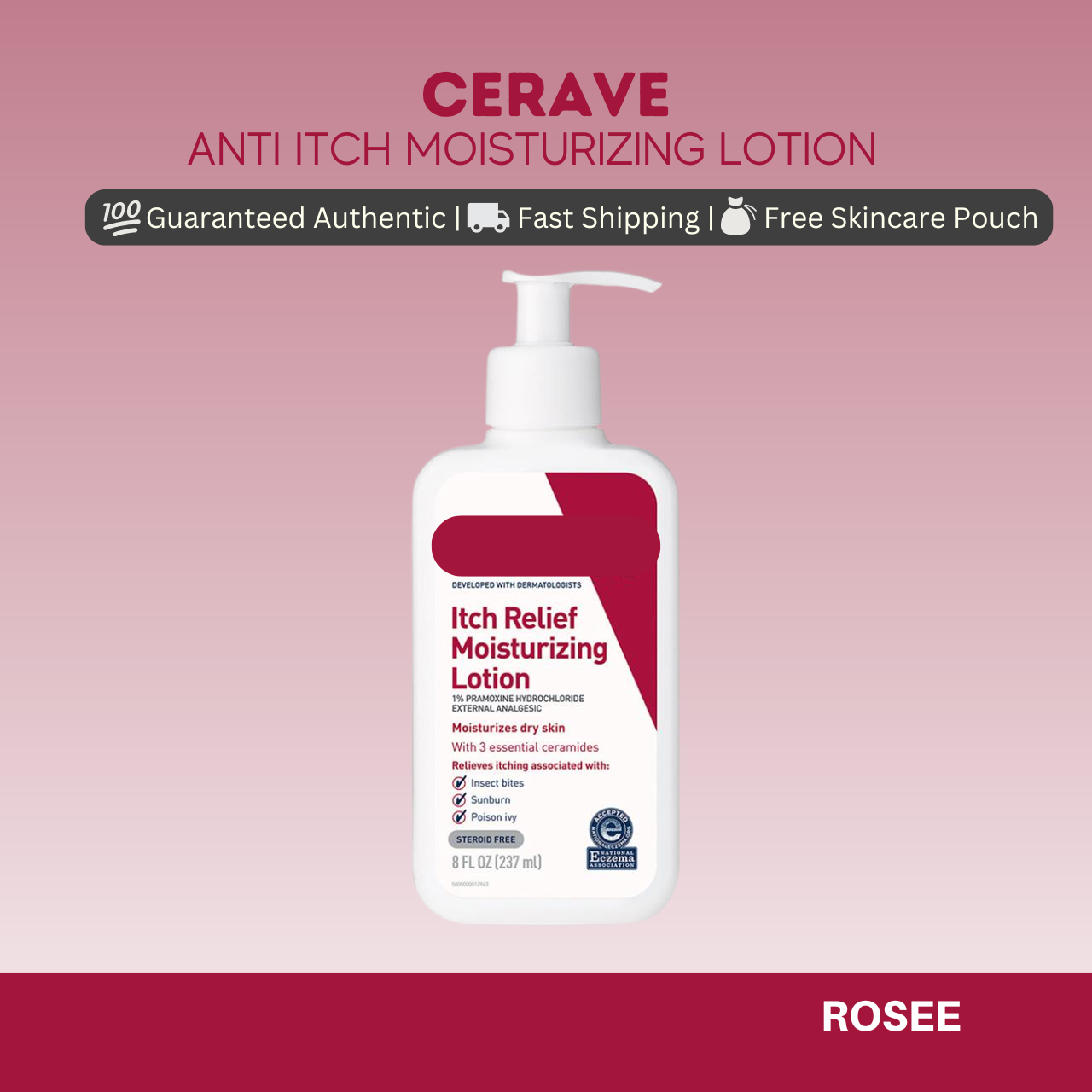 CeraVe Anti Itch Moisturizing Lotion 16 oz