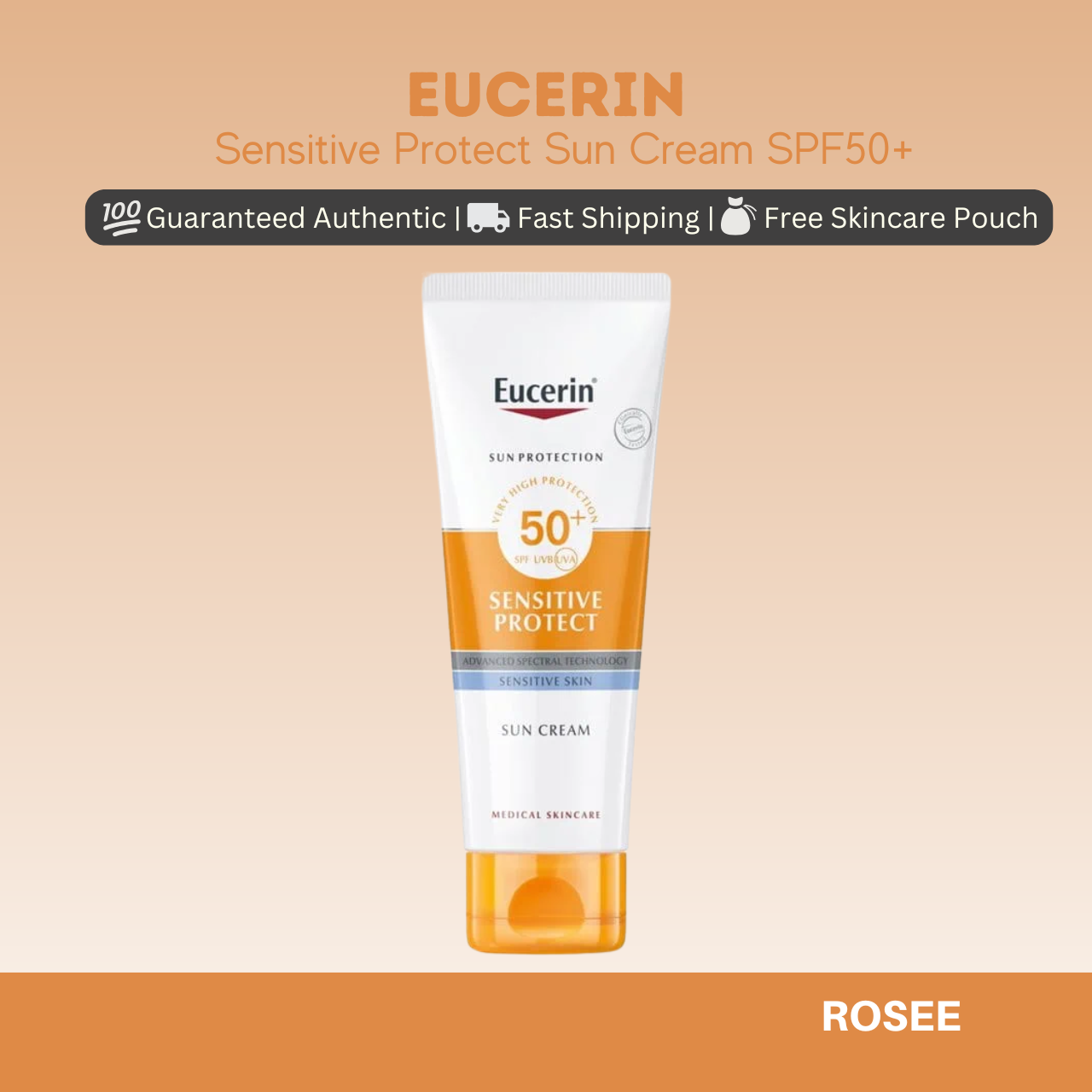 Eucerin Sensitive Protect Sun Cream SPF50+ 50ml
