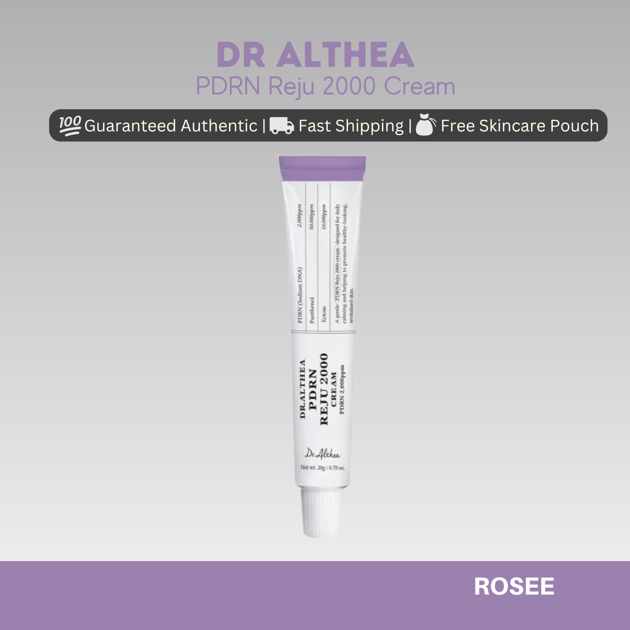 Dr Althea PDRN Reju 2000 Cream 20g