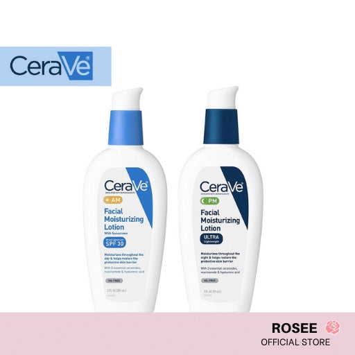 CeraVe AM & PM Facial Moisturizing Lotion 60ml / 89ml