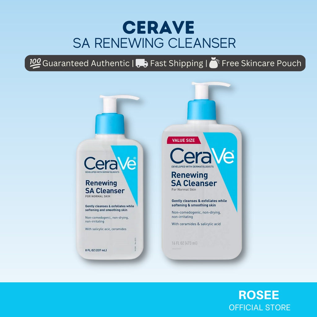 Cerave Renewing SA Cleanser 237ml, 473ml (US/ Europe ver)