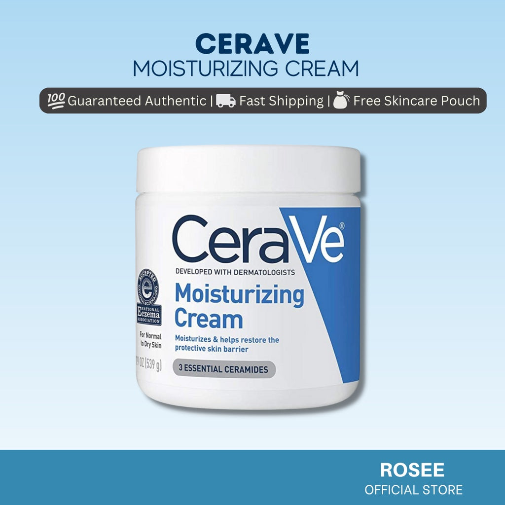 Cerave Daily Moisturizing Cream 50ml, 56ml, 177ml, 340ml, 454ml, 539ml (US/ Europe ver)