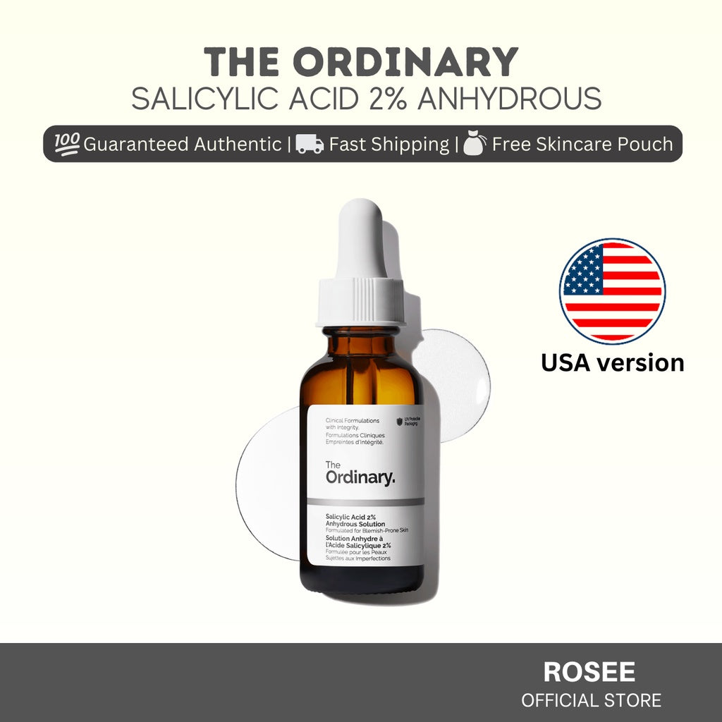 [US] The Ordinary Salicylic Acid 2% Solution Serum (Original & Anhydrous)