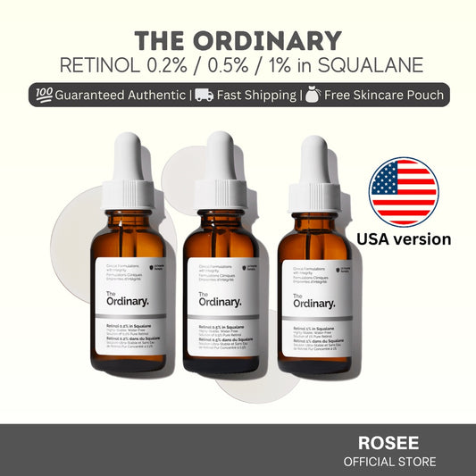 [US] Ordinary Retinol 0.2%, 0.5%, 1% in Squalane (for anti-aging)