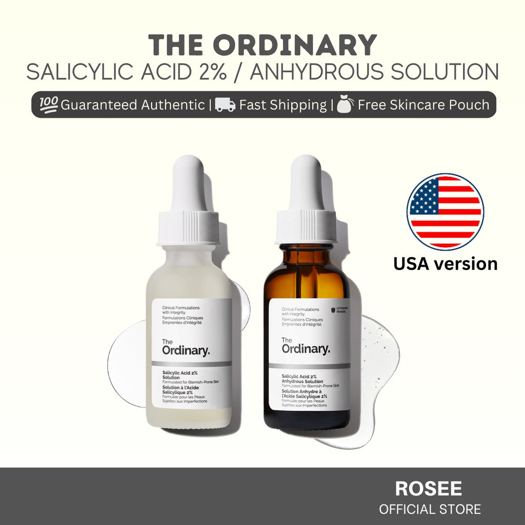 [US] The Ordinary Salicylic Acid 2% Solution Serum (Original & Anhydrous)