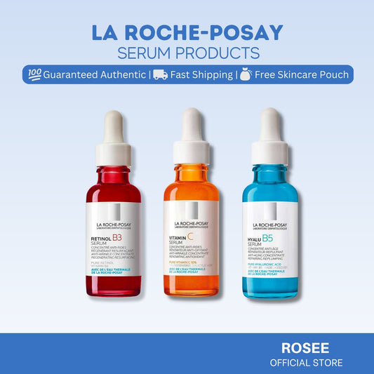 La Roche Posay Serums (Pure C10 Vitamin C/ Hyaluronic B5/Retinol) 30ml