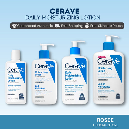 CeraVe Daily Moisturizing Lotion 87ml, 237ml, 355ml, 473ml, 562ml, 1L (US/ Europe ver)