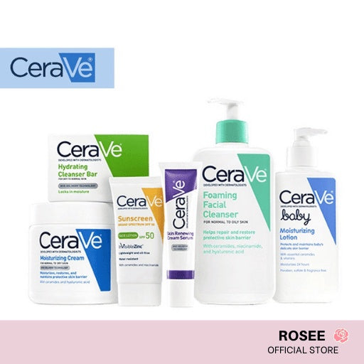 Cerave Products - Foaming/ Hydrating/ SA Cleanser, Daily Moisturizing Lotion, SA Cream