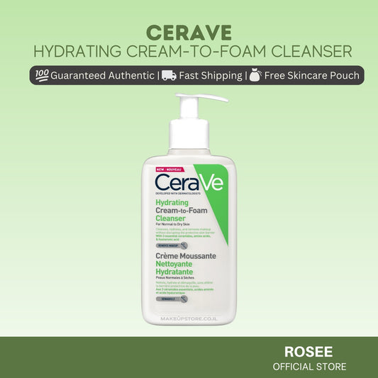 CeraVe Hydrating Cream-to-Foam Cleanser 87ml / 237ml