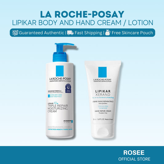 La Roche Posay Lipikar Triple Moisturizing Cream/Xerand Repairing Hand Cream (50ml, 70ml, 400ml)