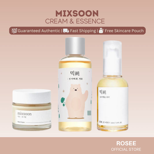 Mixsoon Products (Bean Cream / Bean Essence / Soondy Centella Asiatica Essence)